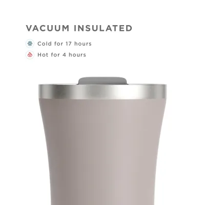 12oz Stainless Steel 3-in-1 Tumbler - Ash