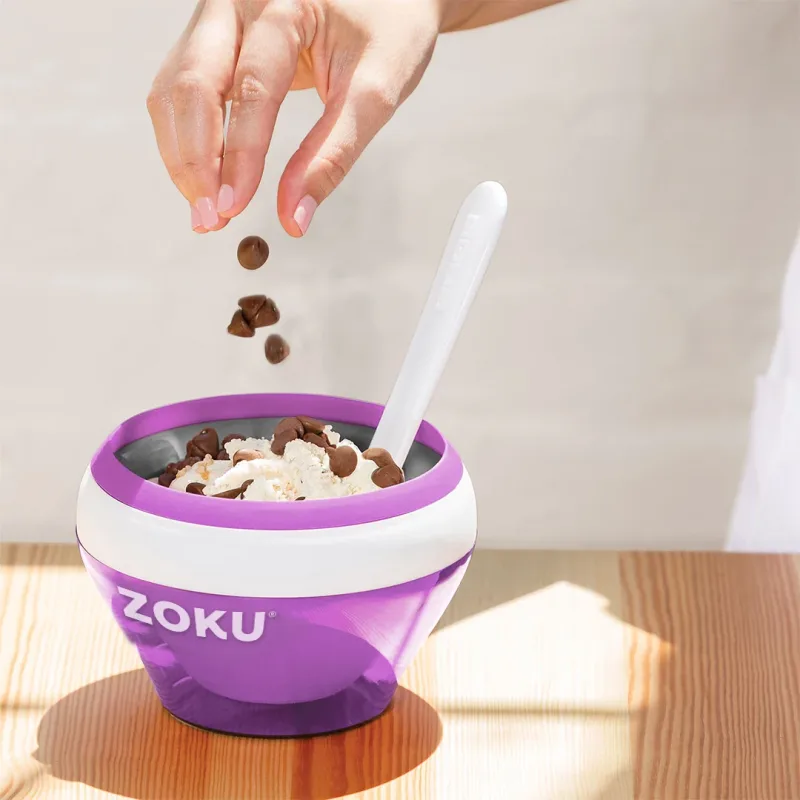 Ice Cream Maker & Recipe Book Bundle