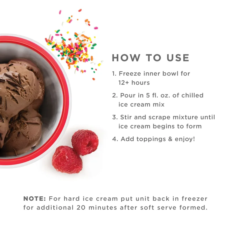 Ice Cream Maker & Recipe Book Bundle