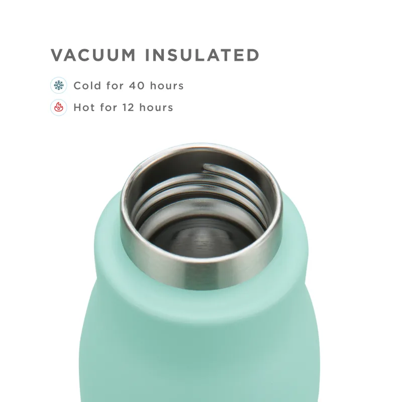 18oz Stainless Steel Bottle - Aqua
