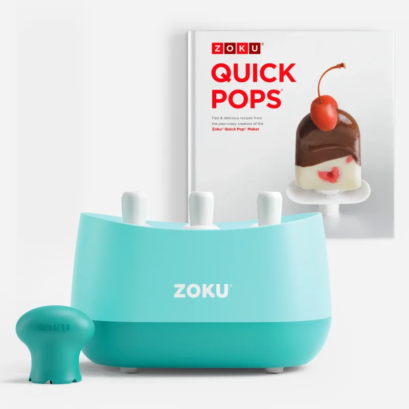 Quick Pop Maker & Recipe Book Bundle