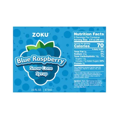 Set med 3 Snow Cone Syrups