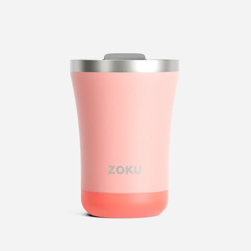 12oz Stainless Steel 3-in-1 Tumbler - Coral
