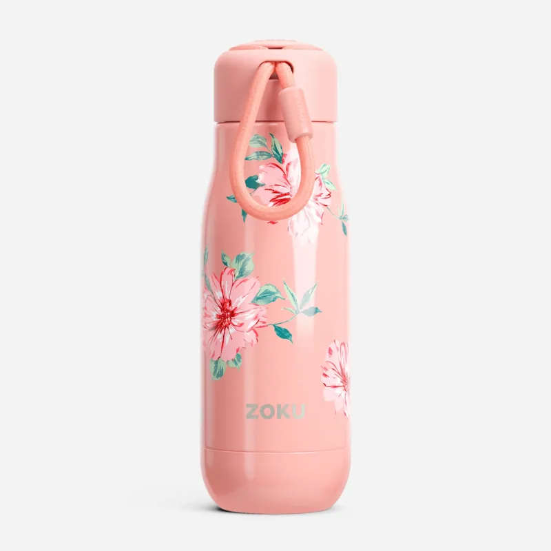 12oz Stainless Steel Bottle - Rose Petal Pink