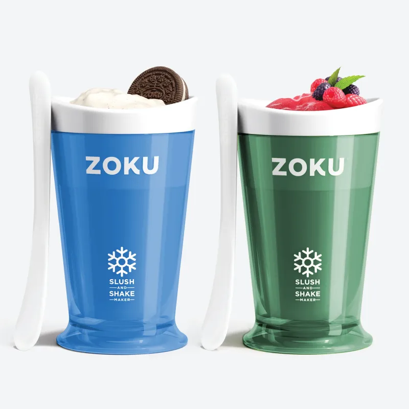 Set of 2 Slush & Shake Makers - Blue Green