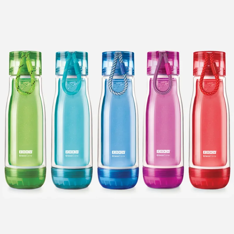 16oz Glass Core Bottle - Green