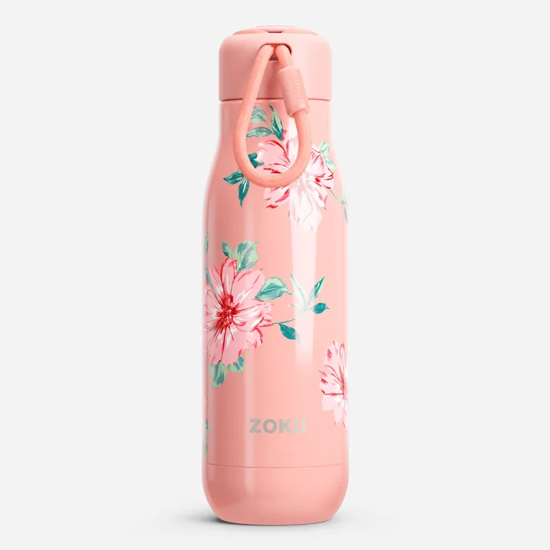 18oz Stainless Steel Bottle - Rose Petal Pink