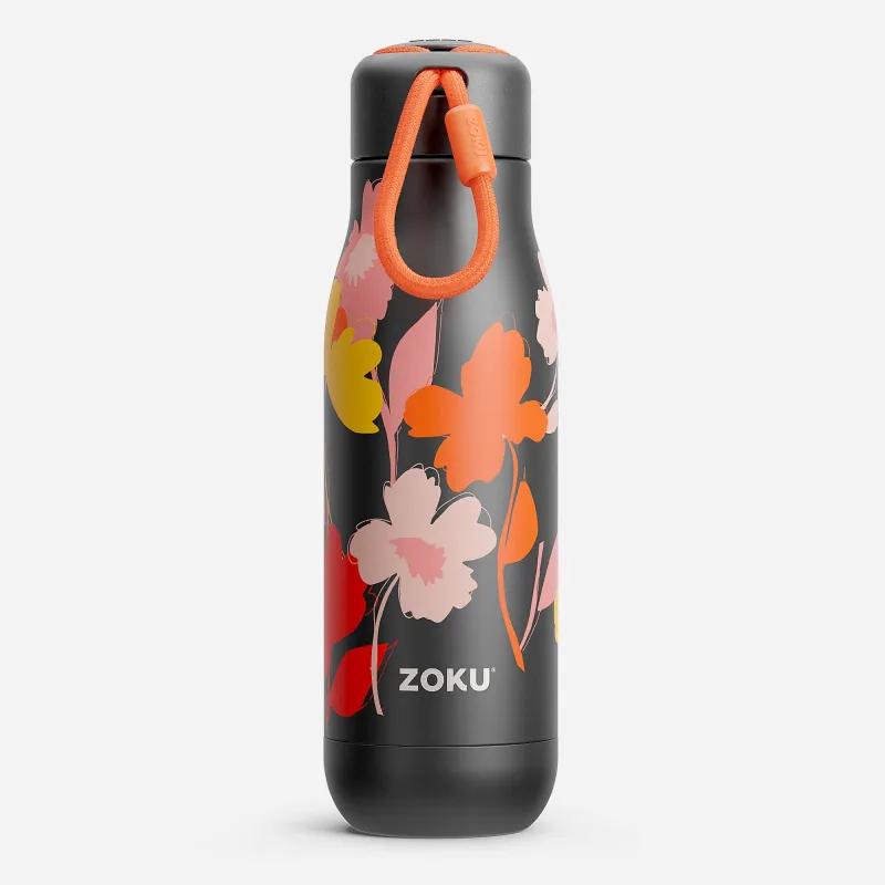 18oz Stainless Steel Bottle - Moonlight Poppy