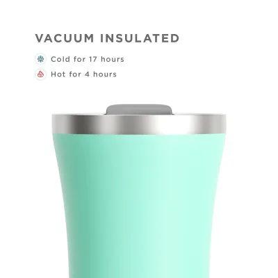 12oz Stainless Steel 3-in-1 Tumbler - Aqua